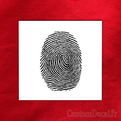 Décalcomanie à eau (Waterslide) –  Décoration -Fingerprint 02