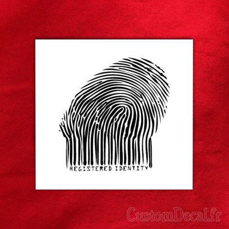 Décalcomanie à eau (Waterslide) –  Décoration -Fingerprint 03