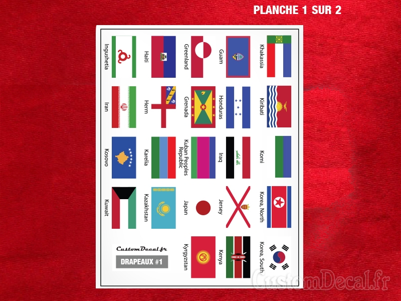 Drapeau Monde L1