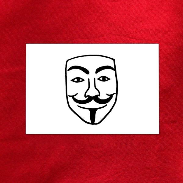 Décalcomanie Anonymous / V pour Vendetta