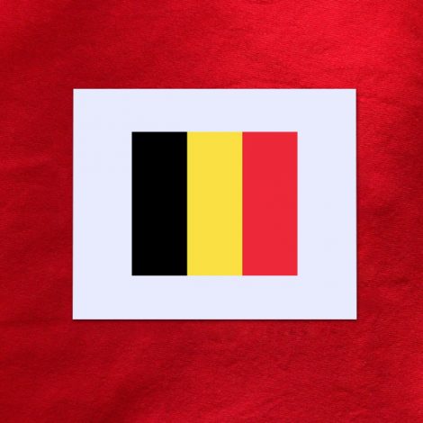 Décalcomanie drapeau Belge