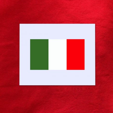 Décalcomanie drapeau Italie