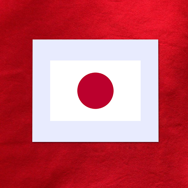 Décalcomanie drapeau Japon