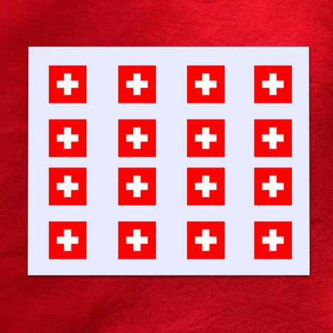 Décalcomanie drapeau Suisse – A5