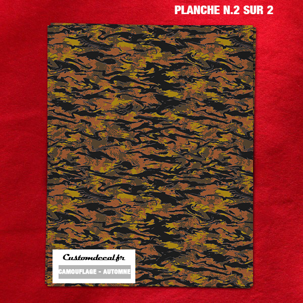 Décalcomanie Surface Camouflage Automne - Page 02