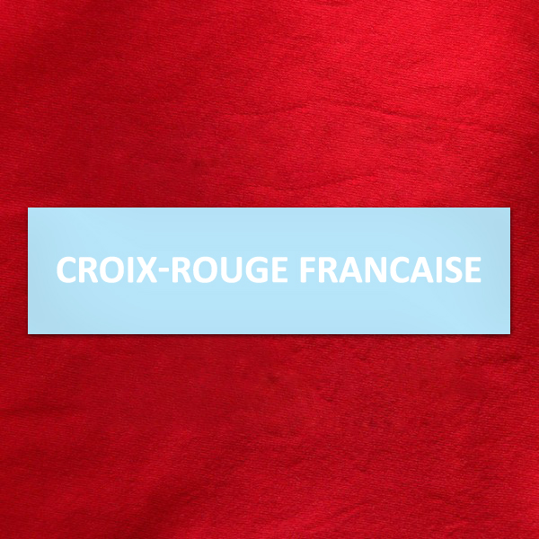 Décalcomanies à eau Croix-rouge Française - lot de 4