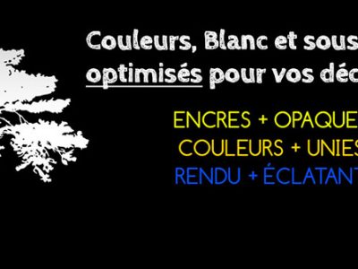 Couleurs, blanc et sous-couche optimisés pour vos décalcomanies à eau / Waterslide