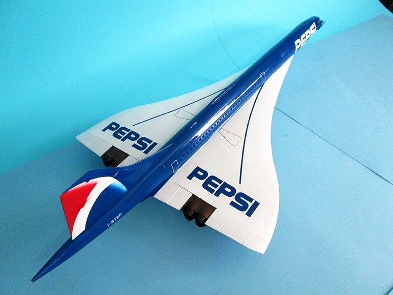 Décoration de maquette - BAC Concorde Pepsi - 1/72e - Décalcomanies à eau / Waterslides - 2