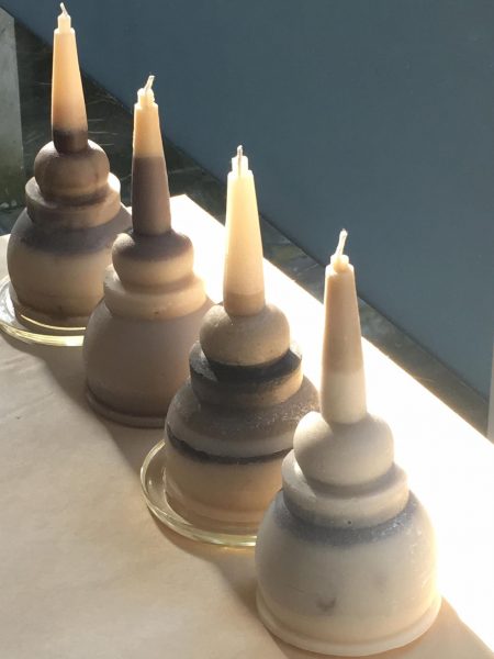 Décalcomanies à eau pour décoration de bougie