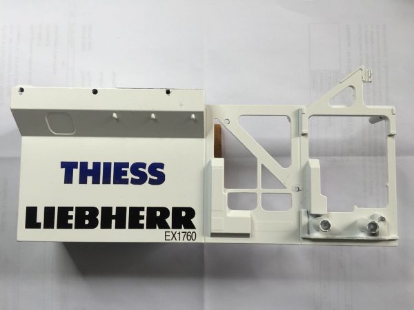 Décalcomanies à eau pour miniature d'excavatrice Thiess R9800