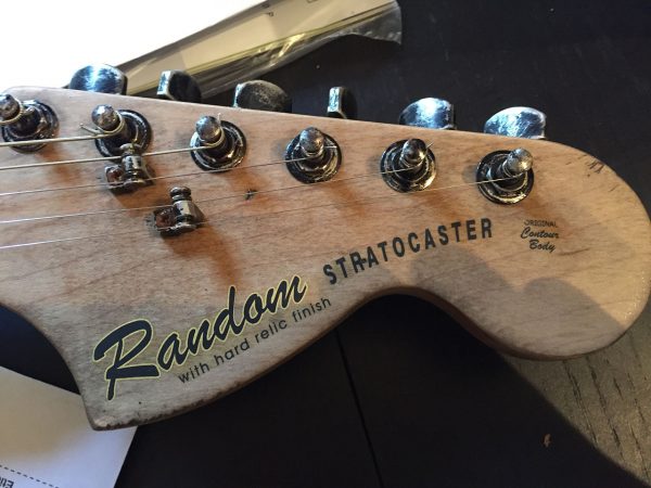 Décalcomanies à eau et stickers vinyle pour Squier Stratocaster Affinity