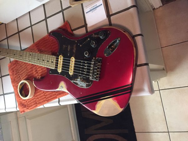 Décalcomanies à eau et stickers vinyle pour Squier Stratocaster Affinity