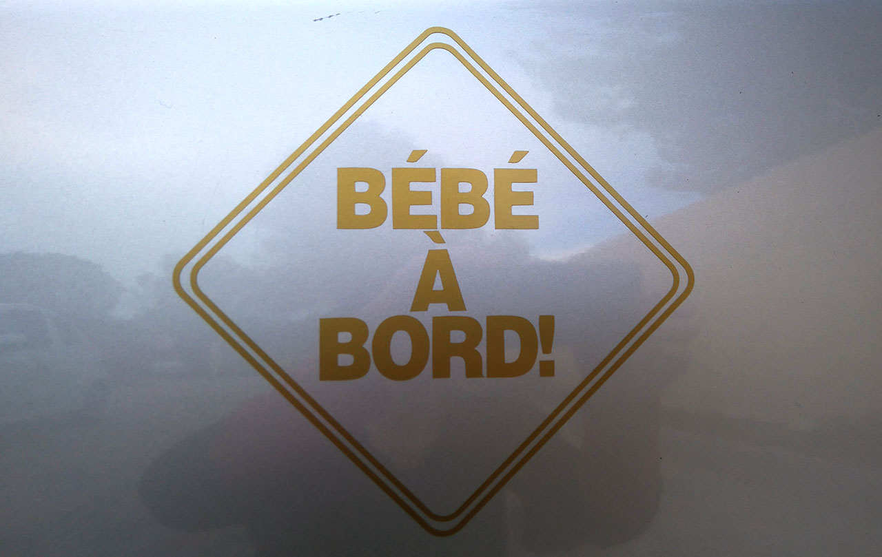 Sticker Vinyle - Bébé à Bord ! pour voiture