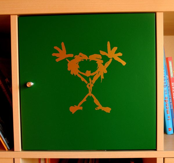 Stickers vinyle autocollants sur mesure - Or métallique - Pearl Jam Stickman