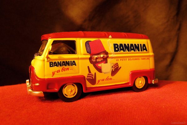 Décalcomanies à eau pour modèle réduit d'un Renault Estafette Banania