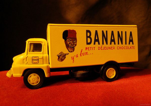 Décalcomanies à eau pour modèle réduit d'un Renault Estafette Banania