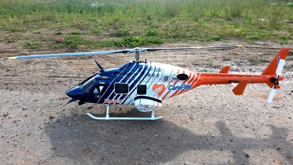 Décalcomanies à eau - Hélicoptère radiocommandé - CareFlit Bell 222 Uv