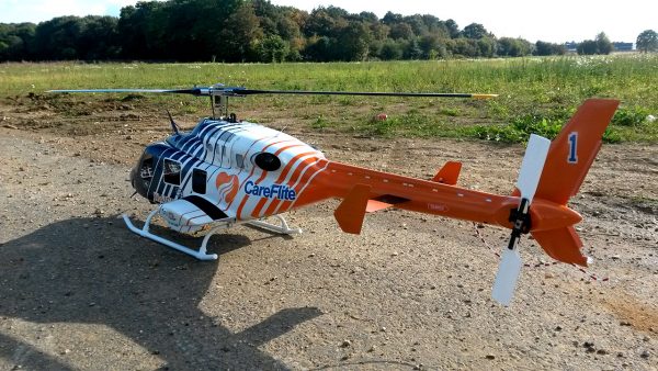 Décalcomanies à eau - Hélicoptère radiocommandé - CareFlit Bell 222 Uv