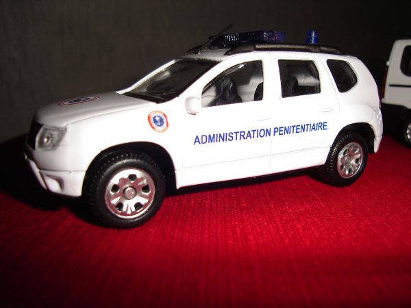 decalcomanie a eau - voiture lateral administration penitentiaire