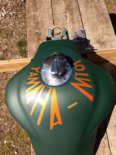 Decalcomanies a eau – Reservoir moto Yamaha 1