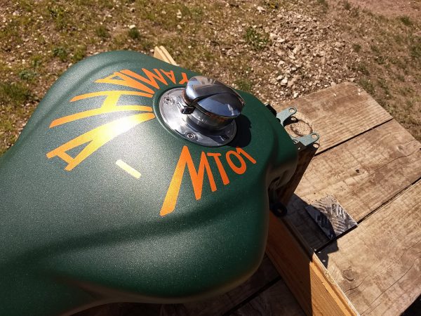 Decalcomanies a eau – Reservoir moto Yamaha 2