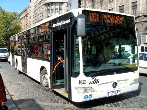 Decalcomanies a eau – exemple Bus Mercedes-Benz Citaro