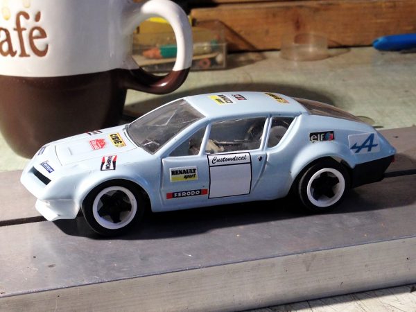 Decalcomanie a eau - Ronde Cevenole - Alpine A310 - Preparation