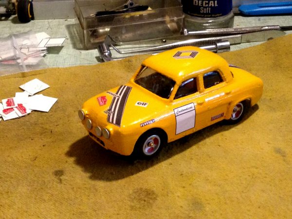 Decalcomanie a eau - Ronde Cevenole - Dauphine Proto - Pose decal