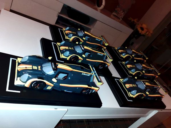 Decalcomanie a eau - Team virage Ligier Lmp3-3