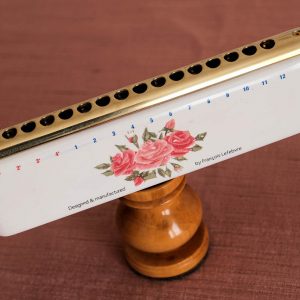 Decalcomanies sans film – Habillage d’un harmonica chromatique 5