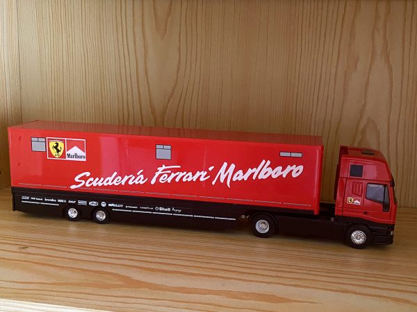 Decalcomanies a eau – Camion Ferrari Eligor APRES