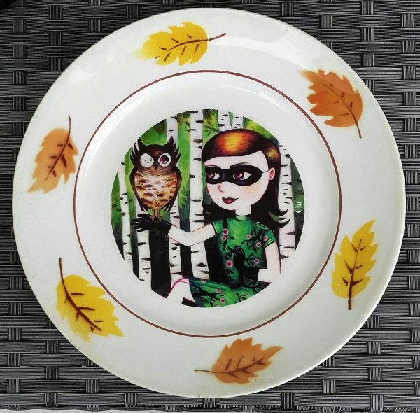 Decalcomanies a eau – Decoration Assiette ancienne