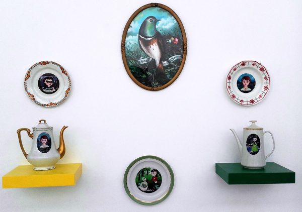 Decalcomanies a eau – Decoration Assiette ancienne - China