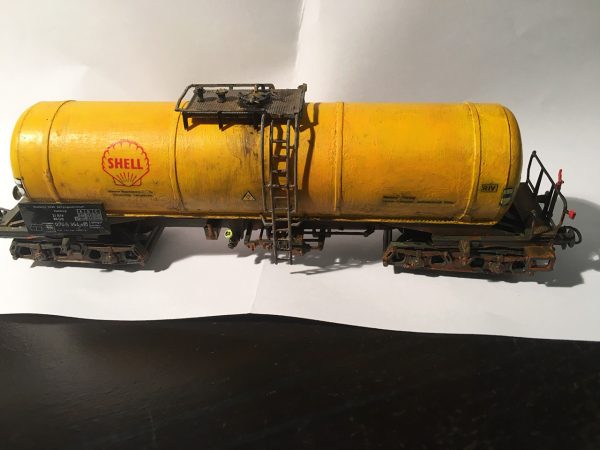 Decalcomanies a eau - Citerne Shell vieillie