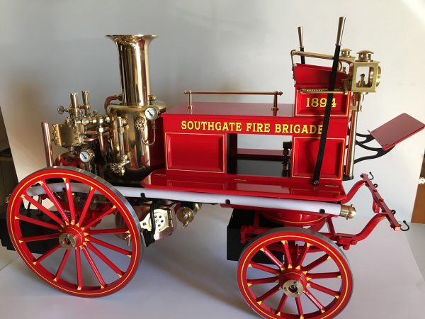 Decalcomanies a eau - Machine a vapeur Southgate Fire Brigade