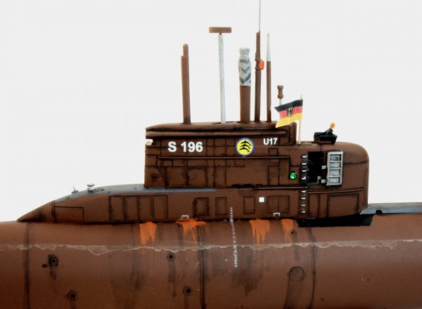 Decalcomanies a eau - Sous-marin allemand U-BOOT TYP 206A