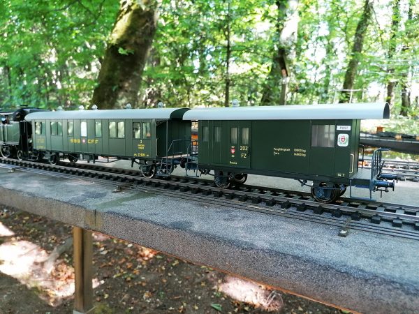 Decalcomanies a eau - Wagon postal Suisse