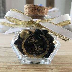 Decalcomanies a eau – Dragees Mariage Kevin-Lisa