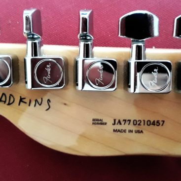 Decalcomanies a eau - Numeros de serie personnalisesTelecaster USA