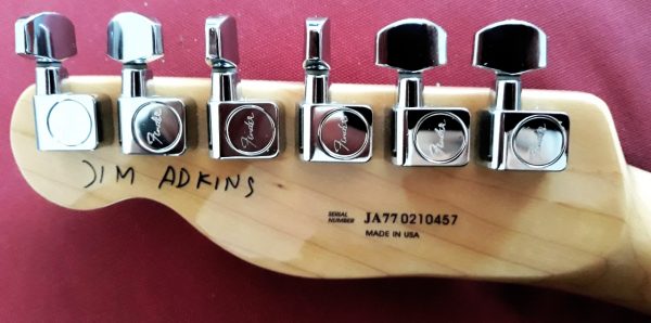 Decalcomanies a eau - Numeros de serie personnalisesTelecaster USA