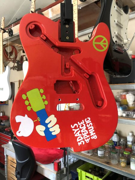 Decalcomanies a eau - Guitar Vintage Custom
