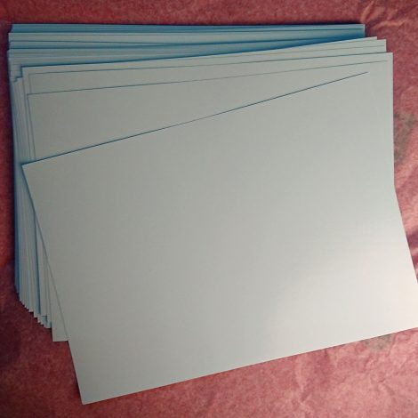 Lot de 50 feuilles de papier autocollant en vinyle imprimable pour  imprimante à jet d'encre et imprimante laser – Papier autocollant brillant  pour