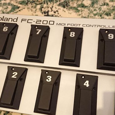 Stickers Decoupes et Decalcomanies a eau – Roland FC-200 Midi Foot Controller