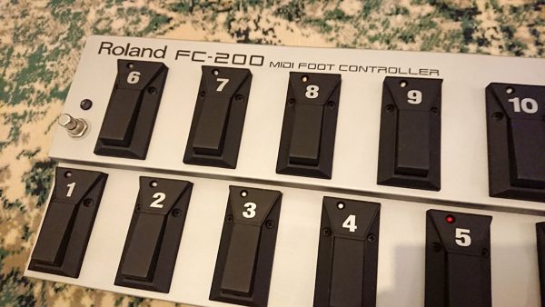 Stickers Decoupes et Decalcomanies a eau – Roland FC-200 Midi Foot Controller