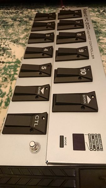 Stickers Decoupes et Decalcomanies a eau – Roland FC-200 Midi Foot Controller expression pedal