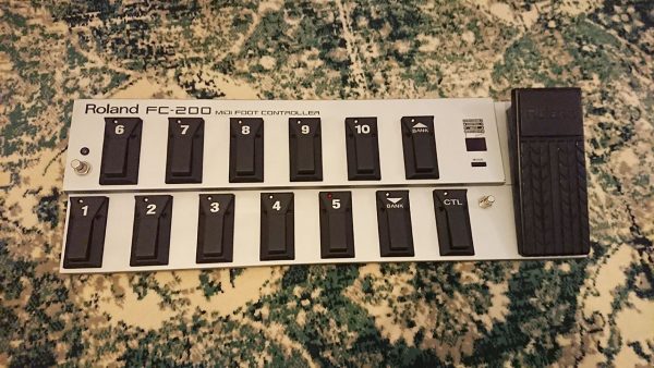 Stickers Decoupes et Decalcomanies a eau – Roland FC-200 Midi Foot Controller restauration