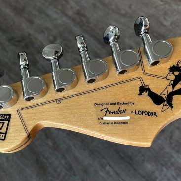 Décalcomanies à eau - Customisation Squier Crocosaur - tête arrière