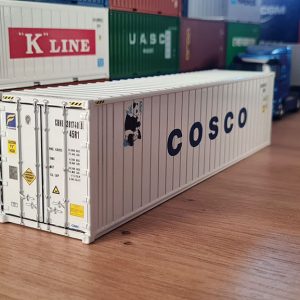 Decalcomanies a eau – Container frigorifique Cosco - lateral