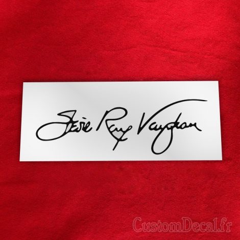 Signature Steve Ray Vaughan